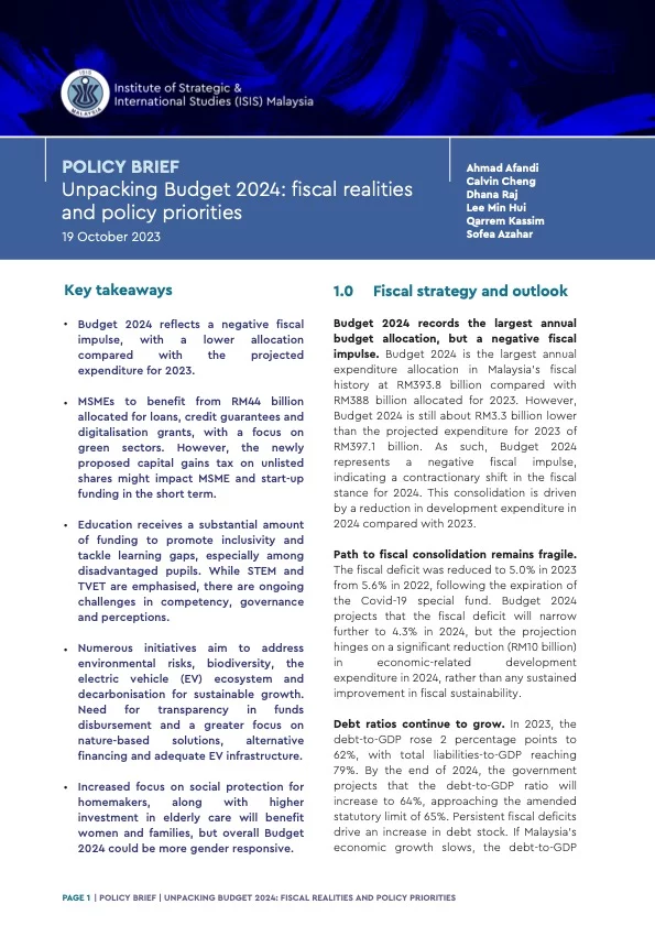 Unpacking Budget 2024 navigating fiscal realities and policy